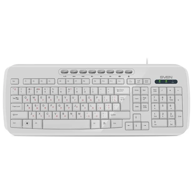 Клавиатура SVEN KB-C3050 (белый)